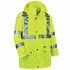 ERGODYNE CORPORATION 24322 Ergodyne GloWear 8365 Type R Class 3 High-Visibility Rain Jacket, Small, Lime