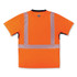TENACIOUS HOLDINGS, INC. ergodyne® 23518 GloWear 8283BK Class 2 Lightweight Performance Hi-Vis T-Shirt, Polyester, 4X-Large, Orange