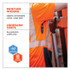 TENACIOUS HOLDINGS, INC. ergodyne® 23518 GloWear 8283BK Class 2 Lightweight Performance Hi-Vis T-Shirt, Polyester, 4X-Large, Orange