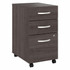 BUSH INDUSTRIES INC. HYF216SGSU-Z Bush Business Furniture Hybrid 28inD Vertical 3-Drawer Mobile File Cabinet, Storm Gray, Delivery