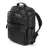 BUGATTI GROUP INC. BKP116-BLACK Bugatti Valentino Vegan Leather Backpack With RFID Pocket And 15.6in Laptop Compartment, Black