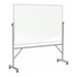 GHENT MANUFACTURING INC. ARMM46 Ghent Reversible Dry-Erase Whiteboard, 78in x 77in, Aluminum Frame With Silver Finish