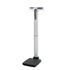 Professional digital scale features an aluminum pillar, low profile platform and antiskid mat.  The 1in high LCD display is easy to read.  Offers EMR connectivity via USB and BMI easy scroll method.  Includes built-in height rod.  Digital scale has a 500 lb capacity.
