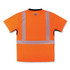 TENACIOUS HOLDINGS, INC. ergodyne® 23515 GloWear 8283BK Class 2 Lightweight Performance Hi-Vis T-Shirt, Polyester, X-Large, Orange