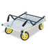 SAFCO PRODUCTS 4053NC Stow-Away Platform Truck, 1,000 lb Capacity, 24 x 39 x 40, Aluminum/Black
