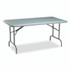 ICEBERG ENTERPRISES 65217 IndestrucTable Industrial Folding Table, Rectangular, 60" x 30" x 29", Charcoal