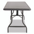 ICEBERG ENTERPRISES 65217 IndestrucTable Industrial Folding Table, Rectangular, 60" x 30" x 29", Charcoal