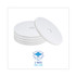 BOARDWALK 4019WHI Polishing Floor Pads, 19" Diameter, White, 5/Carton