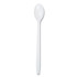 AMERCAREROYAL P2303W Polypropylene Cutlery, Soda Spoon, Plastic, 7.87", White, 1,000/Carton