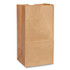 ROSS & WALLACE PAPER PRODUCTS, INC. GX3-500 Grocery Paper Bags, 3# Size, Extra-Heavy-Duty, 50# Basis Weight, 4.74" x 2.91" x 8.66", Kraft, 500/Bundle