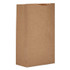 ROSS & WALLACE PAPER PRODUCTS, INC. GX3-500 Grocery Paper Bags, 3# Size, Extra-Heavy-Duty, 50# Basis Weight, 4.74" x 2.91" x 8.66", Kraft, 500/Bundle
