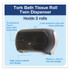 SCA TISSUE Tork® 59TR Twin Standard Roll Bath Tissue Dispenser, 12.75 x 5.57 x 8.25, Smoke