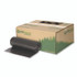 WEBSTER INDUSTRIES Earthsense® Commercial RNW4750 Linear Low Density Recycled Can Liners, 56 gal, 1.25 mil, 43" x 48", Black, 10 Bags/Roll, 10 Rolls/Carton