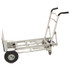 COSCO 12312ABL1E 3-in-1 Convertible Hand Truck, 800 lb to 1,000 lb Capacity, 21.06 x 21.85 x 48.03, Aluminum