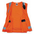 TENACIOUS HOLDINGS, INC. ergodyne® 24518 GloWear 8249Z-S Single Size Class 2 Economy Surveyors Zipper Vest, Polyester, 4X-Large, Orange