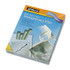APOLLO AUDIO VISUAL PP201C Plain Paper Laser Transparency Film with Handling Strip, 8.5 x 11, Black on Clear, 100/Box