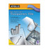APOLLO AUDIO VISUAL PP201C Plain Paper Laser Transparency Film with Handling Strip, 8.5 x 11, Black on Clear, 100/Box