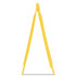 RUBBERMAID COMMERCIAL PROD. 611200YW Multilingual "Caution" Floor Sign, 11 x 12 x 25, Bright Yellow