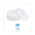 BOARDWALK 4014 WHI Polishing Floor Pads, 14" Diameter, White, 5/Carton