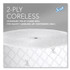 KIMBERLY-CLARK PROFESSIONAL Scott® 07006 Essential Coreless JRT, Septic Safe, 2-Ply, 3.75" x 1,150 ft, White, 12 Rolls/Carton