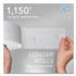 KIMBERLY-CLARK PROFESSIONAL Scott® 07006 Essential Coreless JRT, Septic Safe, 2-Ply, 3.75" x 1,150 ft, White, 12 Rolls/Carton