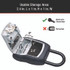 MASTER LOCK COMPANY 5400D Locking Combination 5 Key Steel Box, 3.25" Wide, Black/Silver
