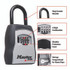 MASTER LOCK COMPANY 5400D Locking Combination 5 Key Steel Box, 3.25" Wide, Black/Silver