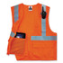 TENACIOUS HOLDINGS, INC. ergodyne® 21117 GloWear 8220Z Class 2 Standard Mesh Zipper Vest, Polyester, 2X-Large/3X-Large, Orange