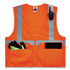 TENACIOUS HOLDINGS, INC. ergodyne® 21117 GloWear 8220Z Class 2 Standard Mesh Zipper Vest, Polyester, 2X-Large/3X-Large, Orange