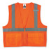 TENACIOUS HOLDINGS, INC. ergodyne® 21117 GloWear 8220Z Class 2 Standard Mesh Zipper Vest, Polyester, 2X-Large/3X-Large, Orange