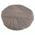 GLOBAL MATERIAL TECHNOLOGIES GMT 120203 Radial Steel Wool Pads, Grade 3: Cleaning and Polishing, 20" Diameter, Gray, 12/Carton