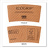 ECO-PRODUCTS,INC. EG-2000 EcoGrip Hot Cup Sleeves - Renewable and Compostable, Fits 12, 16, 20, 24 oz Cups, Kraft, 1,300/Carton