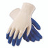 PROTECTIVE INDUSTRIAL PRODUCTS INC PIP 39C122S Seamless Knit Cotton/Polyester Gloves, EN388: 2011, Small, Natural/Blue, 12 Pairs