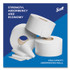 KIMBERLY-CLARK PROFESSIONAL Scott® 07805 Essential JRT Jumbo Roll Bathroom Tissue, Septic Safe, 2-Ply, 3.55" x 1,000 ft, White, 12 Rolls/Carton