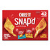 KEEBLER COMPANY Cheez-It® 11500 Snap'd Crackers Variety Pack, Cheddar Sour Cream and Onion; Double Cheese, 0.75 oz Bag, 42/Carton
