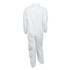 SMITH AND WESSON KleenGuard™ 44313 A40 Elastic-Cuff and Ankles Coveralls, White, Large, 25/Carton