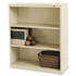 TENNSCO B42PY Metal Bookcase, Three-Shelf, 34.5w x 13.5d x 40h, Putty