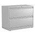 ALERA HLF3629LG Lateral File, 2 Legal/Letter-Size File Drawers, Light Gray, 36" x 18.63" x 28"