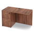 ALERA VA542822WA Alera Valencia Series Full Pedestal File, Left/Right, 2 Legal/Letter-Size File Drawers, Modern Walnut, 15.63" x 20.5" x 28.5"