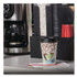 GEORGIA PACIFIC Dixie® 5342COMBO600 PerfecTouch Paper Hot Cups and Lids Combo, 12 oz, Multicolor, 50 Cups/Lids/Pack