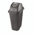 RUBBERMAID COMMERCIAL PROD. 306600BK Rectangular Free-Swinging Plastic Lids, Black