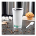 DART SOLO® 420PLAPLANET Compostable Paper Hot Cups, 20 oz, White/Green, 600/Carton