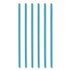 WINCUP CORPORATION phade™ 511179 Marine Biodegradable Straws, 10.25", PHA, Ocean Blue Color, Wrapped, 250/Box, 8 Boxes/Carton