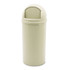 RUBBERMAID COMMERCIAL PROD. 816088BG Marshal Classic Container, 15 gal, Plastic, Beige