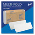 KIMBERLY-CLARK PROFESSIONAL Scott® 01807 Essential Multi-Fold Towels 100% Recycled, 1-Ply, 9.2 x 9.4, White, 250/Pack, 16 Packs/Carton