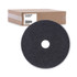 BOARDWALK 4019BLA Stripping Floor Pads, 19" Diameter, Black, 5/Carton