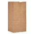 ROSS & WALLACE PAPER PRODUCTS, INC. GK1-500 Grocery Paper Bags, 1# Size, 30# Basis Weight, 3.5" x 2.25" x 6.63", Kraft, 500/Bundle