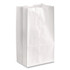 ROSS & WALLACE PAPER PRODUCTS, INC. GW12-500 Grocery Paper Bags, 12# Size, 40# Basis Weight, 7" x 4.38" x 13.75", White, 500/Bundle