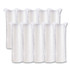 DART 10SL Plastic Cold Cup Lids, Fits 10 oz Cold Cups, Translucent, 100/Pack, 10 Packs/Carton