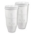 AVANTI ZR017 ZeroWater Replacement Filtering Bottle Filter, 4 dia x 7 h, 2/Pack